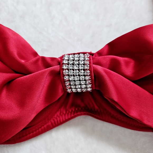 🆕️Victoria's Secret Dream Angels Wicked Unlined Bow Balconette Bra & Panty - Picture 8 of 16